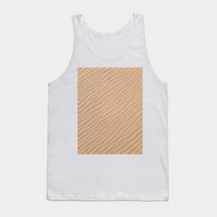 Sand waves on a beach Tank Top